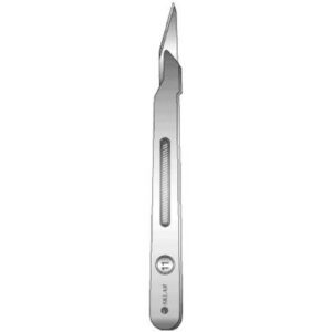 Scalpel Sklar No. 11 Stainless Steel / Plastic Classic Grip Handle Sterile Disposable