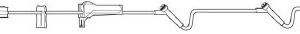 Primary IV Administration Set Interlink Gravity 2 Ports 60 Drops / mL Drip Rate Without Filter 92 Inch Tubing Solution