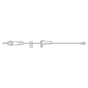 IV Pump Set Baxter Pump Without Ports 10 Drops / mL Drip Rate Without Filter 69 Inch Tubing Solution