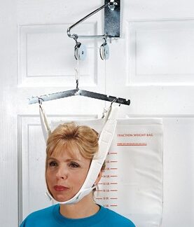 Grafco Deluxe Overdoor Cervical Traction Kit Chrome-plated Steel One Size Fits Most