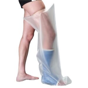 Leg Cast and Bandage Protector AquaShield Full Regular Polyurethane 18-1/2 to 27-1/2 Inch Leg Circumference Above Cast
