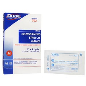Conforming Bandage Dukal 2 Inch X 4-1/10 Yard 1-Ply Sterile 1 per Pack