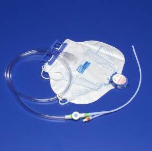 Indwelling Catheter Tray Dover Foley 16 Fr. 5 cc Balloon Silicone