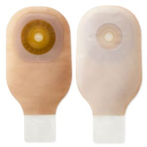 Colostomy Pouch Premier Flextend One-Piece System 12 Inch Length Convex, Pre-Cut 1-1/4 Inch Stoma Drainable