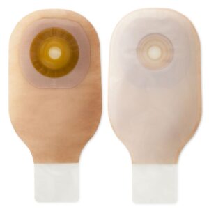 Colostomy Pouch Premier Flextend One-Piece System 12 Inch Length Convex, Pre-Cut 3/4 Inch Stoma Drainable