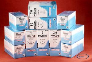 Nonabsorbable Suture with Needle Prolene Polypropylene CT-1 1/2 Circle Taper Point Needle Size 2-0 Monofilament