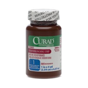 Wound Packing Strip Curad Iodoform 1 Inch X 5 Yard Sterile