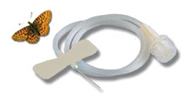 Scalp Vein Infusion Set SecureTouch 19 Gauge 3/4 Inch 12 Inch Tubing Without Port