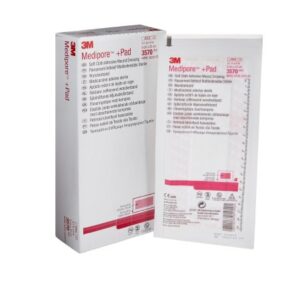 Composite Dressing 3M Medipore 3-1/2 X 8 Inch Rectangle Sterile Nonwoven Backing