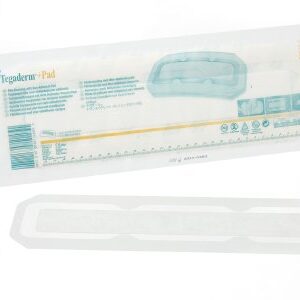 Transparent Film Dressing with Pad 3M Tegaderm 3-1/2 X 13-3/4 Inch Frame Style Delivery Rectangle Sterile