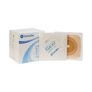 Ostomy Barrier Sur-Fit Natura Trim to Fit, Standard Wear Stomahesive Adhesive 70 mm Flange Sur-Fit Natura System Hydrocolloid 1-7/8 to 2-1/2 Inch Opening 5 X 5 Inch