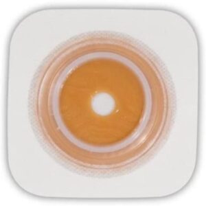 Ostomy Barrier Sur-Fit Natura Trim to Fit, Standard Wear Stomahesive Adhesive 38 mm Flange Sur-Fit Natura System Hydrocolloid Up to 7/8 Inch Opening 4 X 4 Inch
