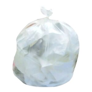 Trash Bag Heritage Super Tuf 36 gal. Clear LLDPE 0.90 mil 30 X 36 Inch Star Seal Bottom Flat Pack