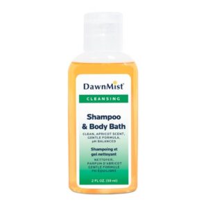 Shampoo and Body Wash DawnMist 2 oz. Flip Top Bottle Apricot Scent