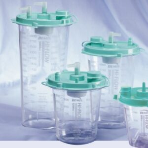 Rigid Suction Canister Hi-Flow 3000 mL Sealing Lid