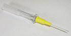 Peripheral IV Catheter Angiocath 14 Gauge 1.16 Inch FEP Polymer Straight Hub Non Blood Control Non-Safety