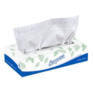 Facial Tissue Surpass* White 8 X 8-2/5 Inch 100 Count