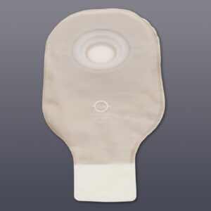 Colostomy Pouch Premier Flextend One-Piece System 12 Inch Length Convex, Pre-Cut 1-3/8 Inch Stoma Drainable