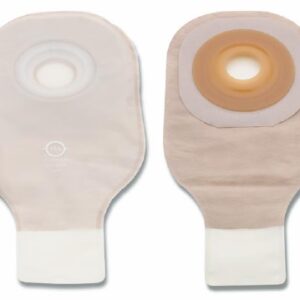 Colostomy Pouch Premier Flextend One-Piece System 12 Inch Length Convex, Pre-Cut 2 Inch Stoma Drainable