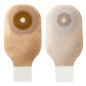 Colostomy Pouch Premier Flextend One-Piece System 12 Inch Length Flat, Pre-Cut 2-1/2 Inch Stoma Drainable
