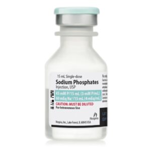 Sodium Phosphates, M-Basic-D-Basic, Preservative Free 3 mMol / mL Injection 15 mL