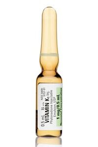 Phytonadione 1 mg / 0.5 mL Injection 0.5 mL