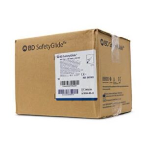Safety Hypodermic Syringe with Needle SafetyGlide 3 mL 1 Inch 23 Gauge Sliding Safety Needle Thin Wall