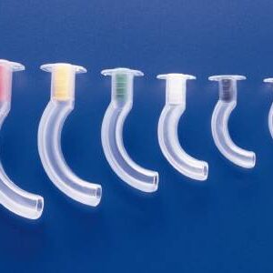 Guedel Oropharyngeal Airway Rusch Red 100 mm Length Size 5 NonSterile Adult