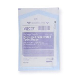 General Purpose Drape VisDrape Poly Lined Towel Drape 18 W X 26 L Inch Sterile