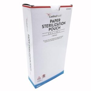 Sterilization Pouch Cardinal Health Ethylene Oxide (EO) Gas / Steam 5-1/4 X 10 Inch Transparent / White Self Seal Paper / Film