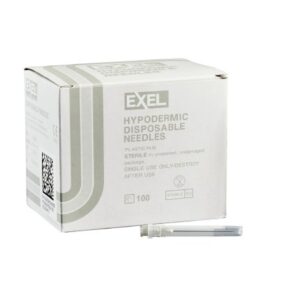 Hypodermic Needle EXELInt 1-1/2 Inch Length 27 Gauge Regular Wall Without Safety