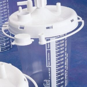 Suction Canister Allied 1500 mL Snap-On Lid