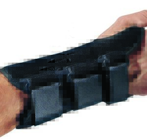Wrist Brace ProCare ComfortFORM Aluminum / Foam / Spandex / Plastic Left Hand Black X-Large