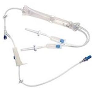 Primary IV Administration Set Interlink Gravity 1 Port 10 Drops / mL Drip Rate 170 to 260 Micron Filter 104 Inch Tubing Blood / Solution