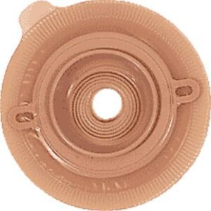 Ostomy Barrier Assura Trim to Fit, Standard Wear Pectin Based Adhesive 50 mm Flange Red Code System Synthetic Resin 3/4 to 1-1/4 Inch Opening