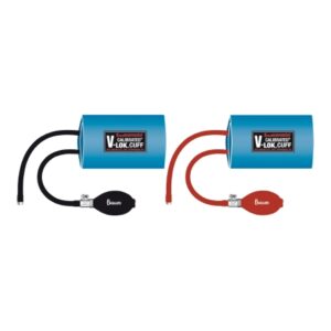 Reusable Blood Pressure Cuff and Bulb Calibrated V-Lok 33 to 47 cm Arm Polyester Fabric Cuff Large Adult Cuff