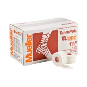 Athletic Tape Mueller Mtape White 1-1/2 Inch X 15 Yard Cotton / Zinc Oxide NonSterile