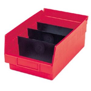 Bin Width Divider Akro-Mils 3 Inch Black Polypropylene