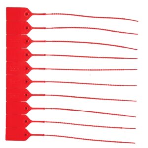 Pull-Tight Seal Health Care Logistics UnNumbered Red Polypropylene 9 Inch