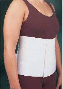 Abdominal Binder Comfor One Size Fits Most Hook and Loop Closure 42 to 62 Inch Waist Circumference 12 Inch Height Adult