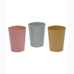 Tumbler 8 oz. Pewter Plastic Disposable