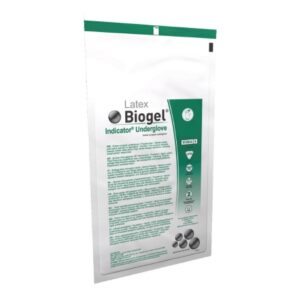 Surgical Underglove Biogel Indicator Underglove Size 6.5 Sterile Latex Standard Cuff Length Smooth Green Not Chemo Approved