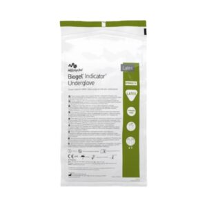 Surgical Underglove Biogel Indicator Underglove Size 8.5 Sterile Latex Standard Cuff Length Smooth Green Not Chemo Approved
