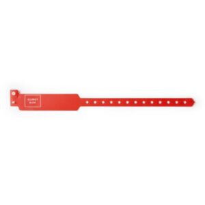 Identification Wristband Sentry SuperBand Alert Band Permanent Snap Allergy Alert