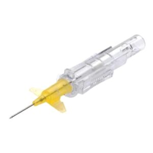 Peripheral IV Catheter Protectiv Plus-W 24 Gauge 0.675 Inch Polyurethane Winged Hub Non Blood Control Sliding Safety