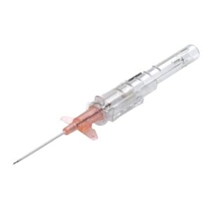 Peripheral IV Catheter Protectiv-W 20 Gauge 1-1/4 Inch FEP Polymer Winged Hub Non Blood Control Sliding Safety