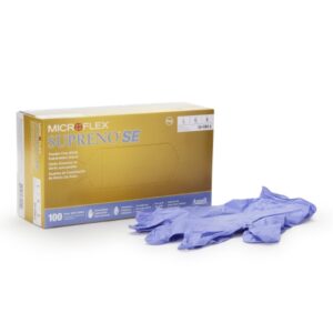 Exam Glove Supreno SE Large NonSterile Nitrile Standard Cuff Length Textured Fingertips Blue Not Rated
