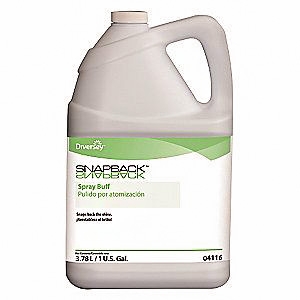Floor Finish Diversey Snapback Liquid 1 gal. Jug Mild Scent Manual Pour
