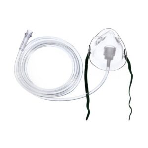 Oxygen Mask Hudson RCI Elongated Style Pediatric Adjustable Head Strap / Nose Clip