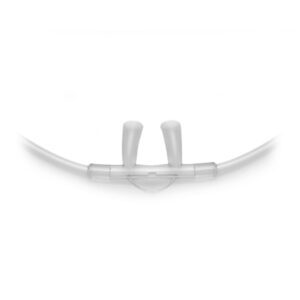 Nasal Cannula Hudson RCI Adult Curved Prong / Flared Tip 7 Foot O2 Line